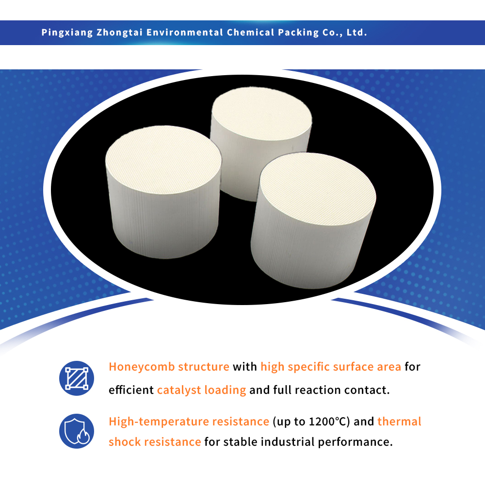 02 Honeycomb Ceramic Support Disc