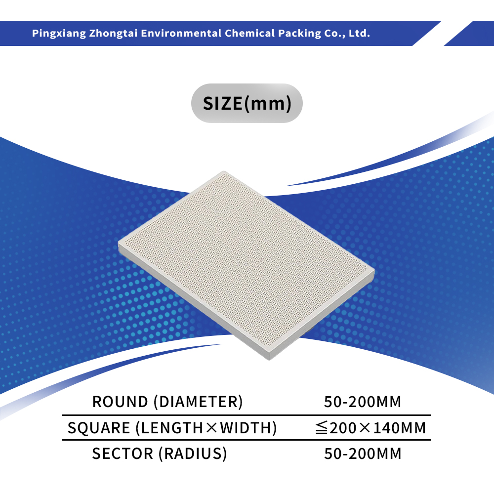 Honeycomb Ceramic Burner Plate SIZE