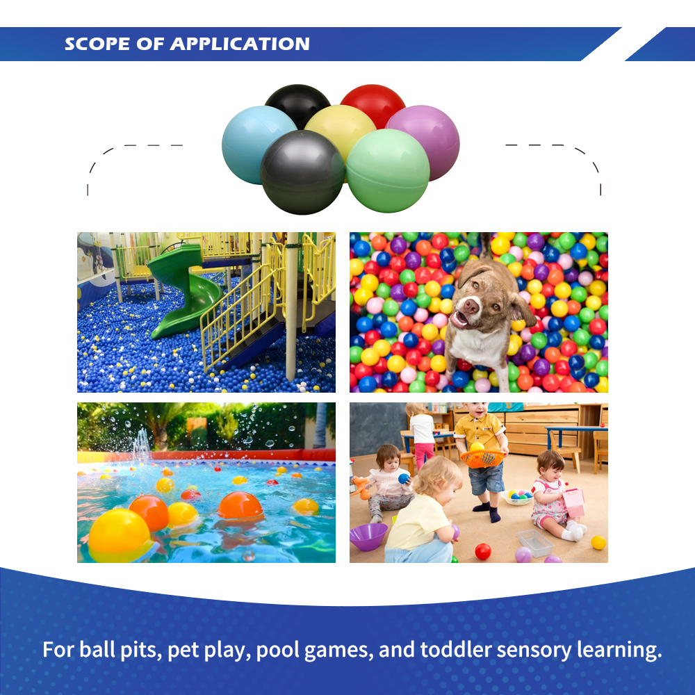 plastic toy balls APPLICATION